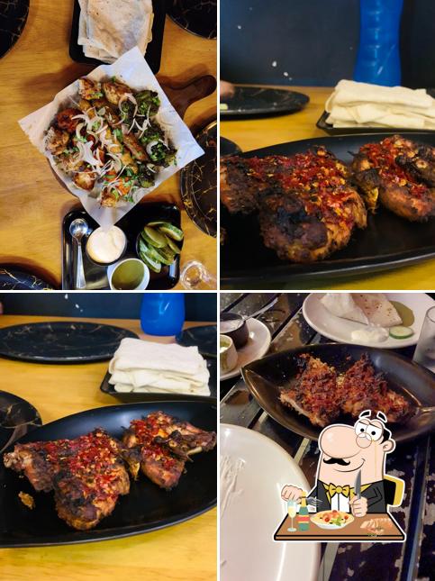 Food at Kebabite Grills and Rolls