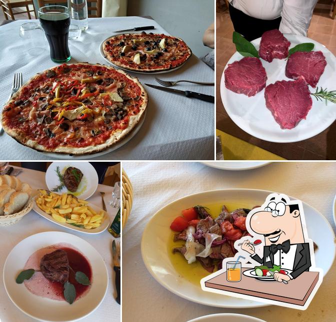 Cibo al Osteria di Travicello, Ristorante Pizzeria Gelateria