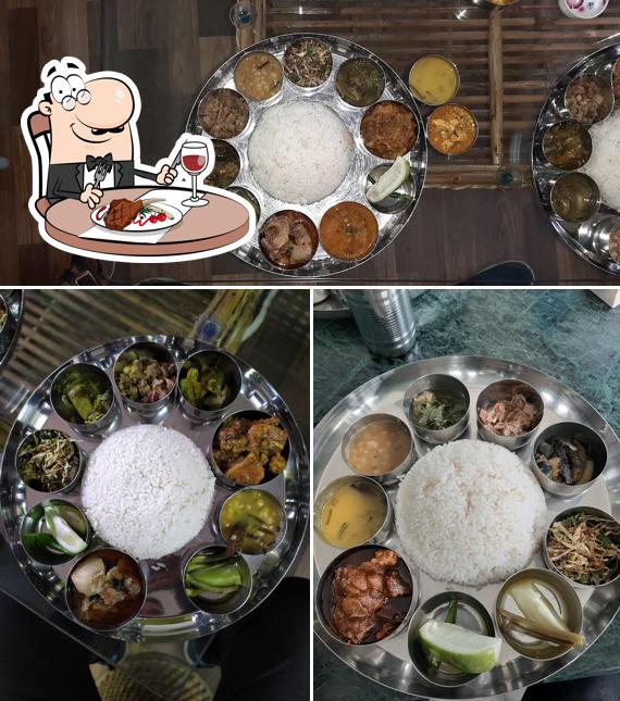 Order meat meals at Phou Oi Bee Manipuri Restaurant
