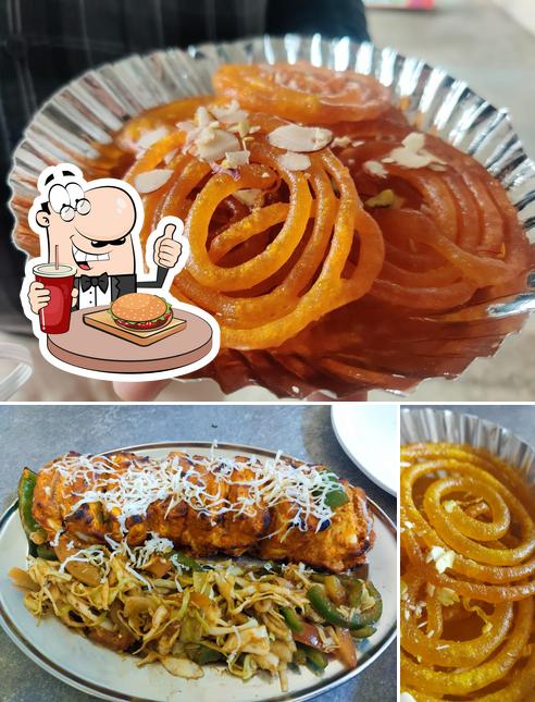 Order a burger at R Bhagat Tarachand