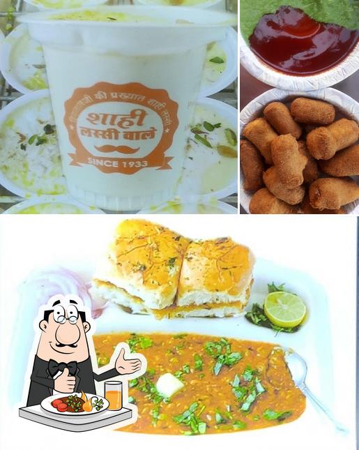 Food at Shahi Lassi Wale / Vishnu Doodh Bhandar