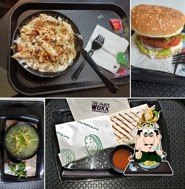 Macaroni and cheese at The Black wokk noodle bar and more