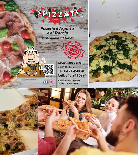 A Pizzeria Spizzati Castelnuovo, puoi provare una bella pizza