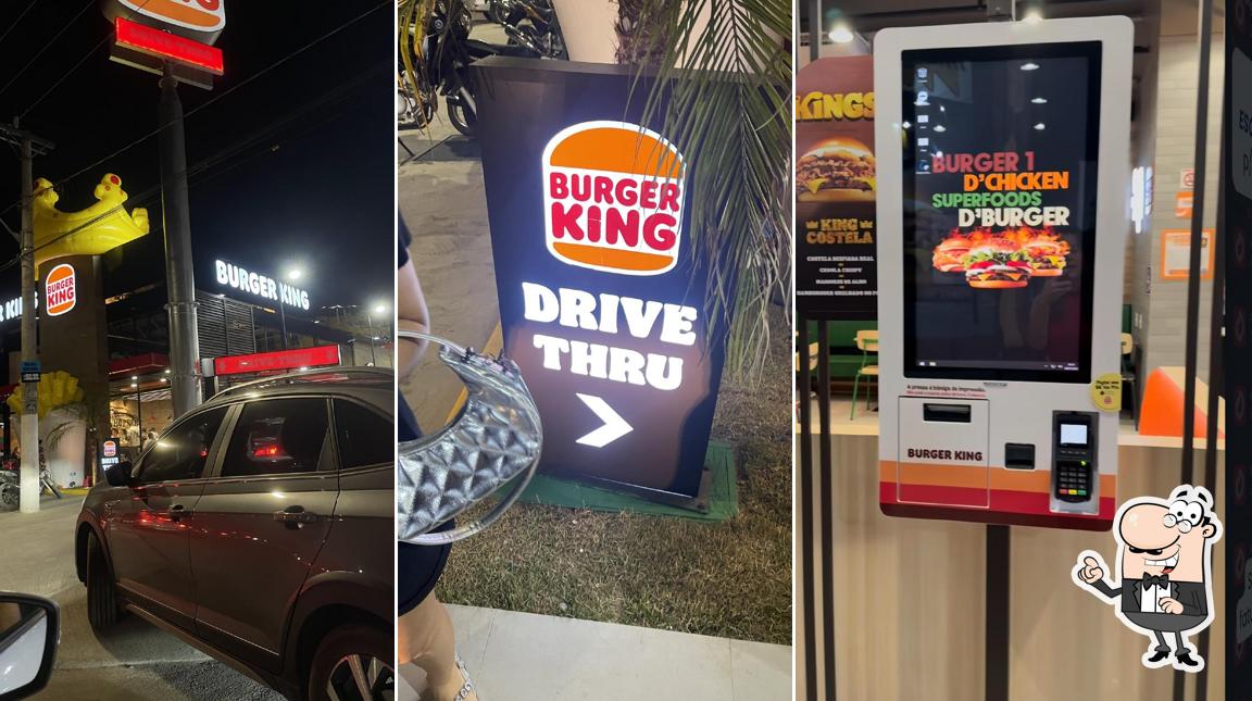 O exterior do Burger King