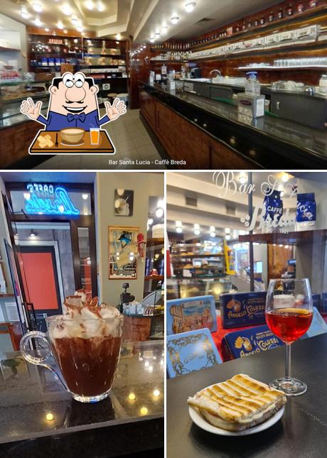 Questa è la foto che presenta la cibo e bancone da bar di Bar Santa Lucia - Caffè Breda