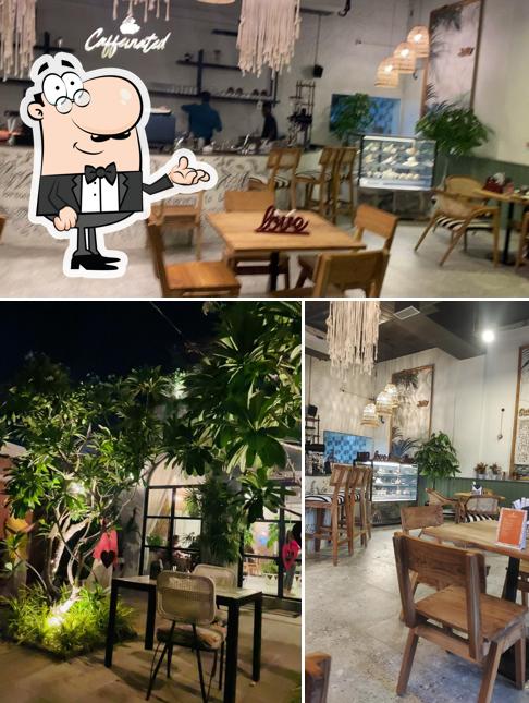 The interior of Café Caffeinated