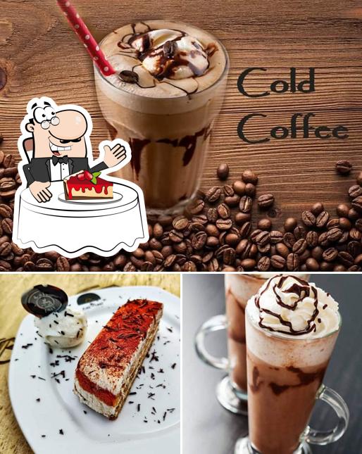 Cafe Maska serves a variety of desserts