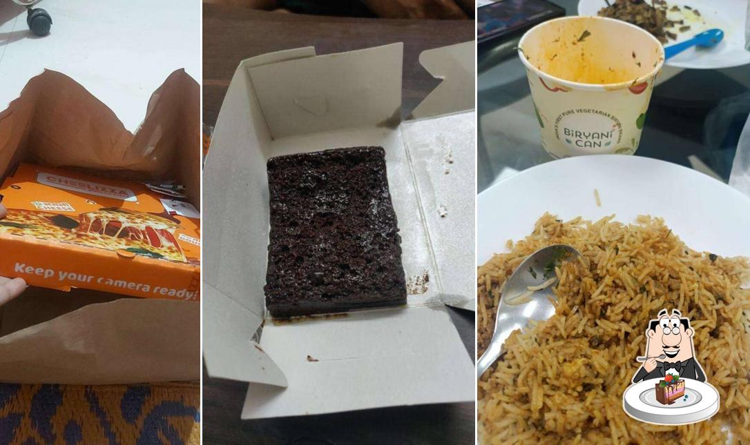 Chocolate cake at Cheelizza India Ka Pizza