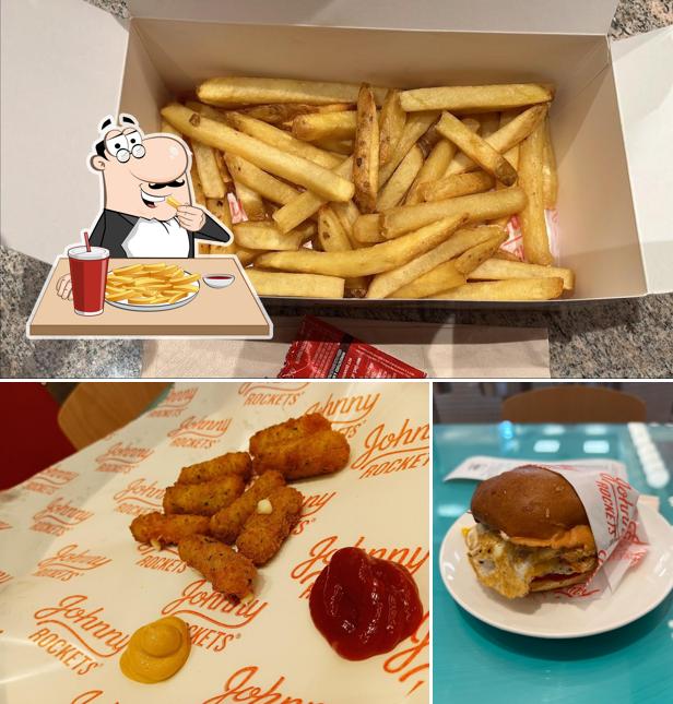 French fries at Johnny Rockets