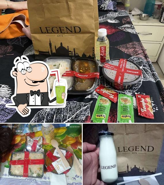 Legend Eats serves a variety of beverages