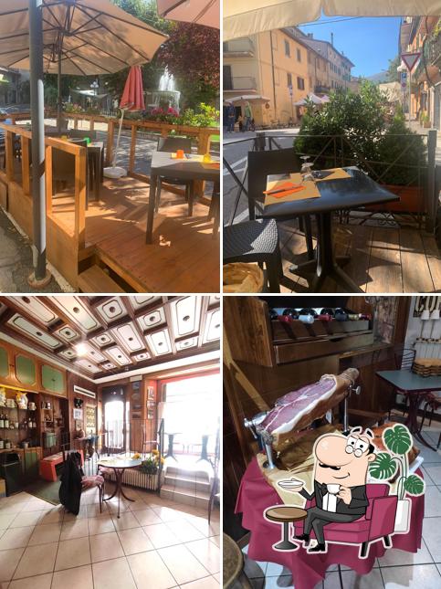 Gli interni di Osteria La Confusa