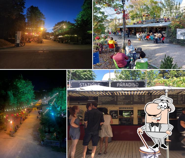 Gli esterni di Stazione Paradiso