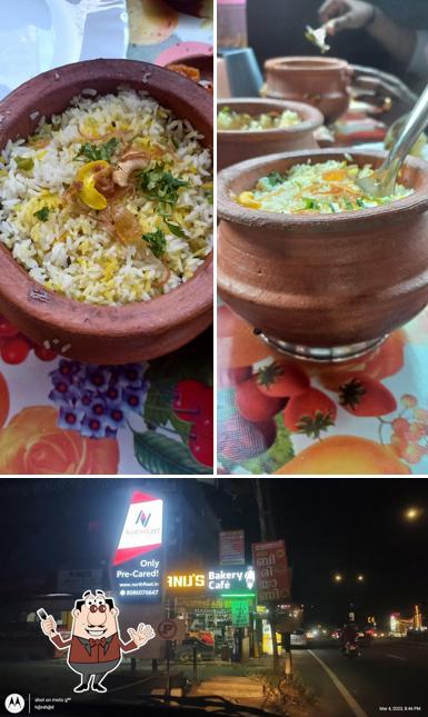 The restaurant's food and exterior