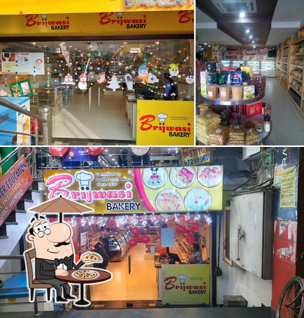 The exterior of Brijwasi bakery (Telibagh)