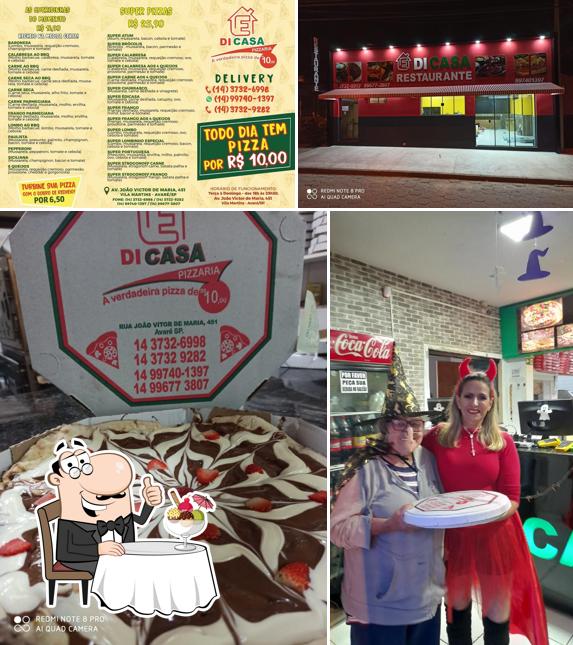 Edicasa Pizzaria Avaré oferece uma gama de pratos doces
