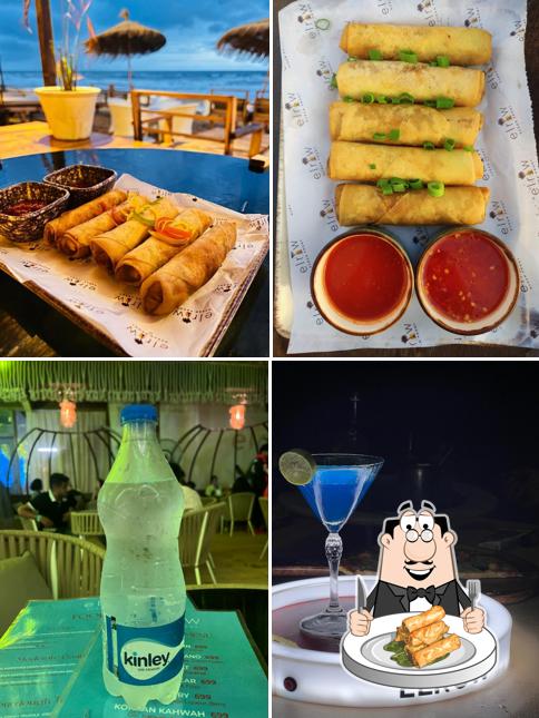 Spring rolls at Elrow Ocean Front