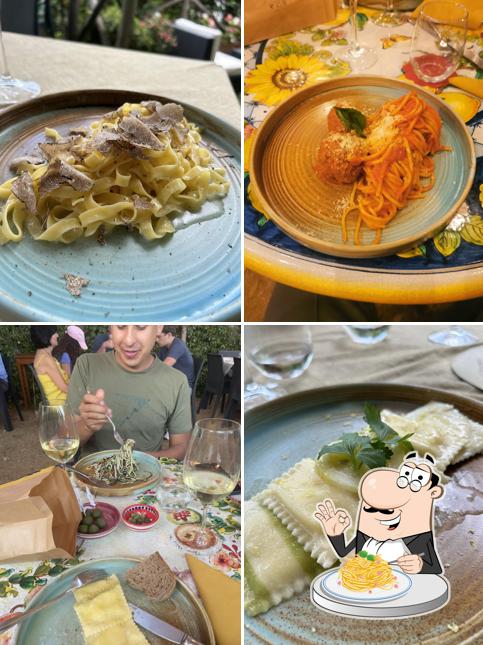 Spaghetti alla carbonara al Enotavola Wine Bar