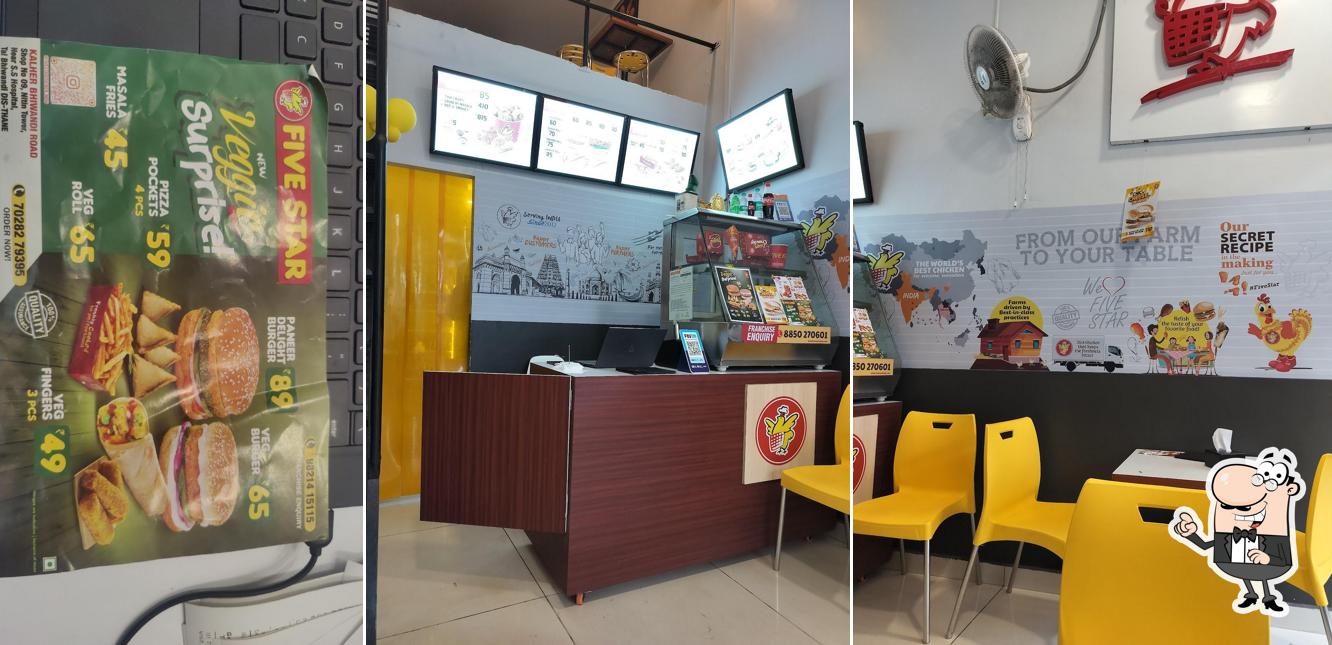 The interior of Fivestar chicken