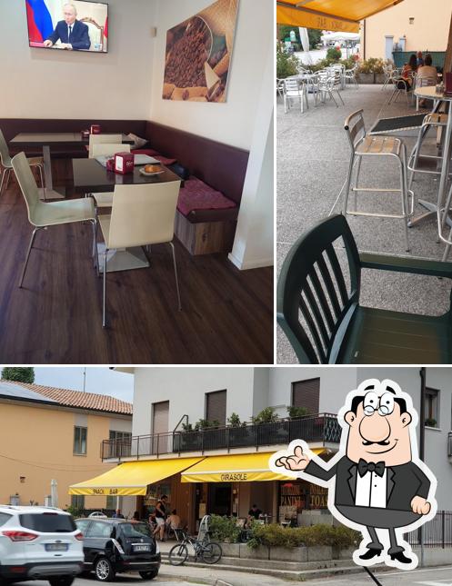 Girasole snack bar si caratterizza per la interni e esterno