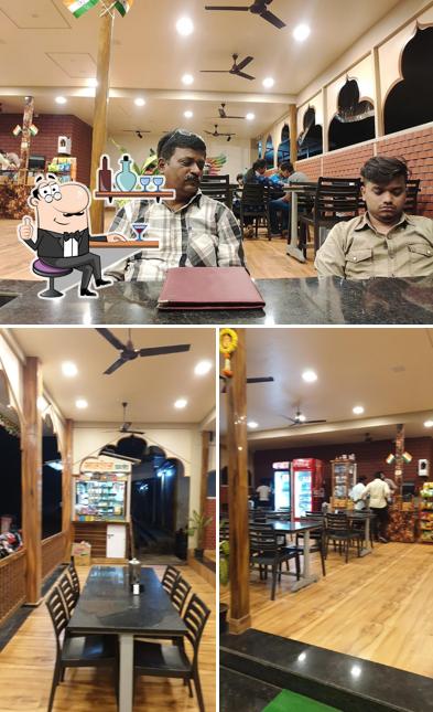 The interior of Hotel Malshej Tadka हॉटेल माळशेज तडका
