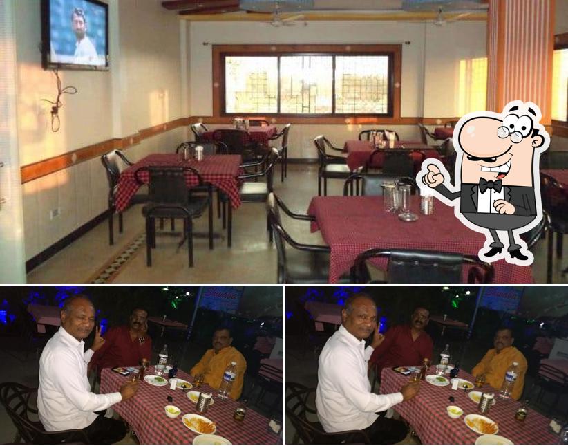 The interior of Hotel Shivaba Darbaar