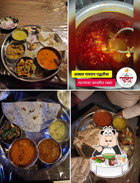 Hot and sour soup at हॉटेल वाडा Hotel Wada