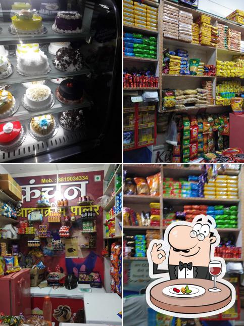 Food at Kanchan ice cream with Bakery