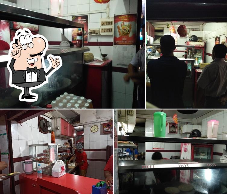 The interior of Kolkata Roll
