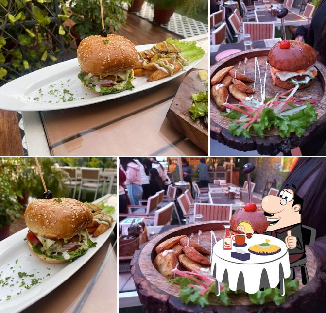 Get a burger at Madira Sky Lounge