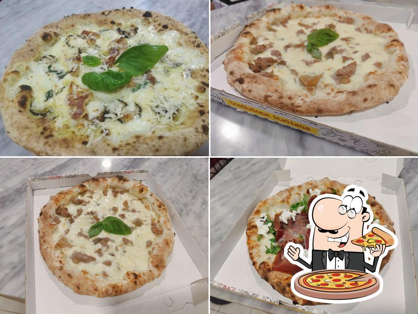 Ordina tra le molte varianti di pizza