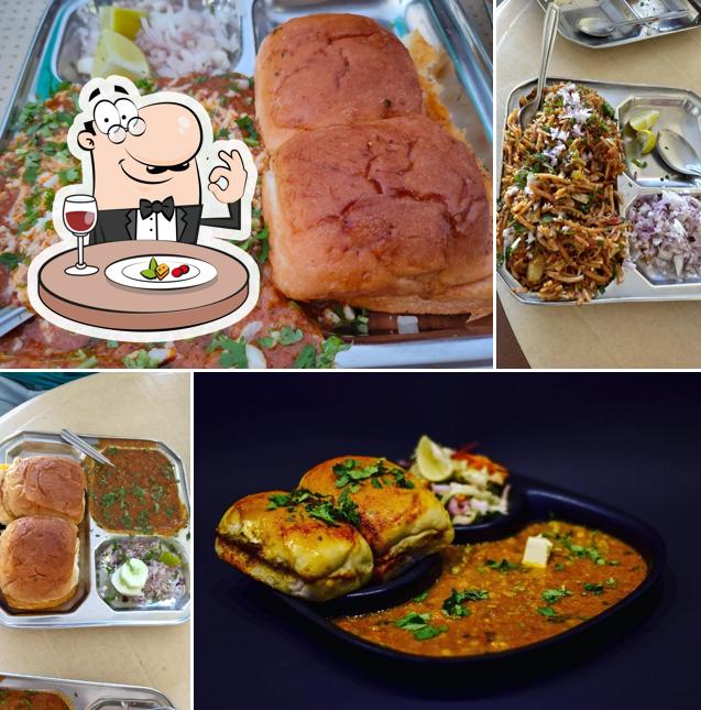 Food at Shiv Pav Bhaji