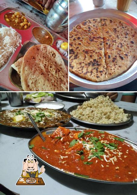 Try out pizza at Shree Hanuman Dhaba