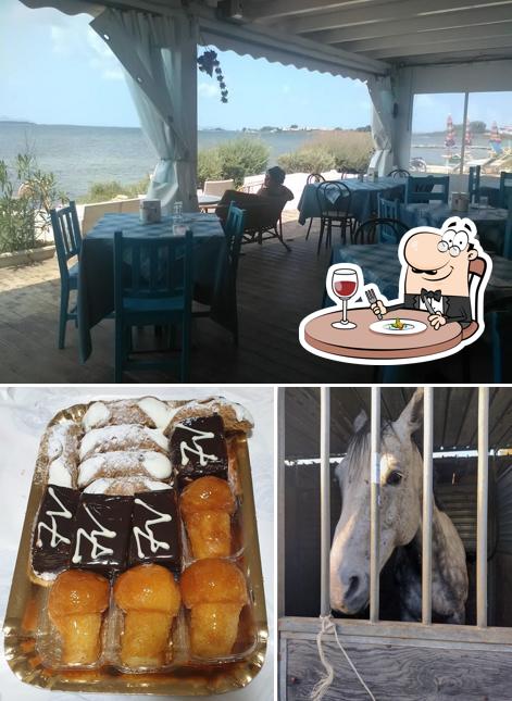 La foto della cibo e interni di Villa Genna