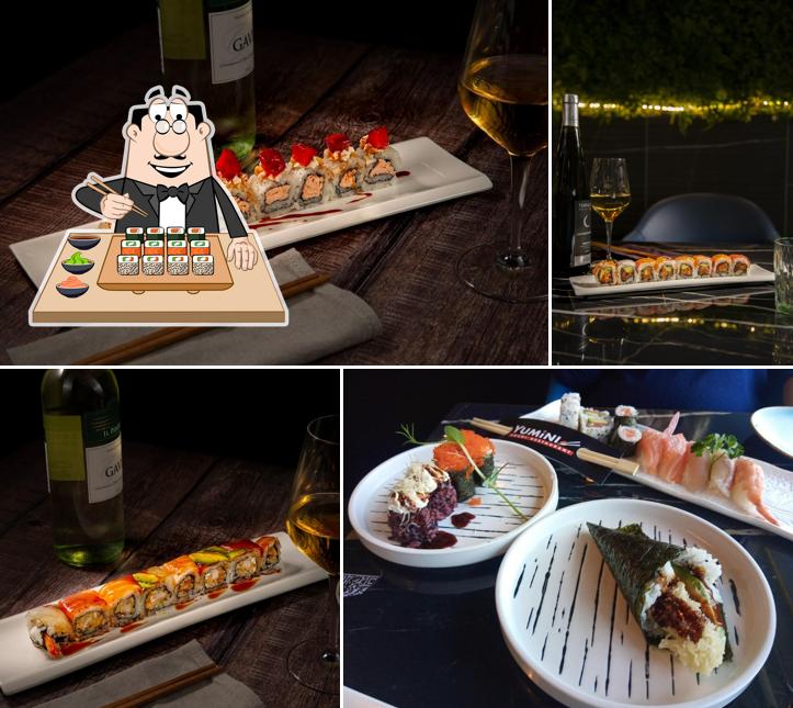 Prenditi le varie opzioni di sushi