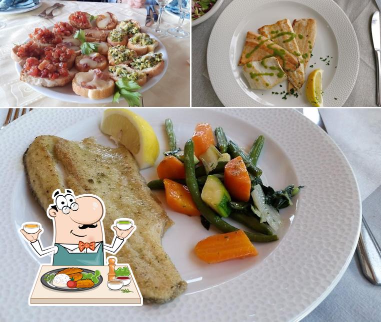 Platti al Ristorante Italia Isola dei Pescatori Stresa