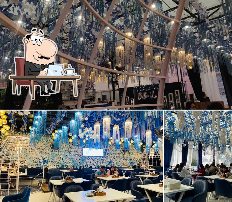 The interior of Bella Vie