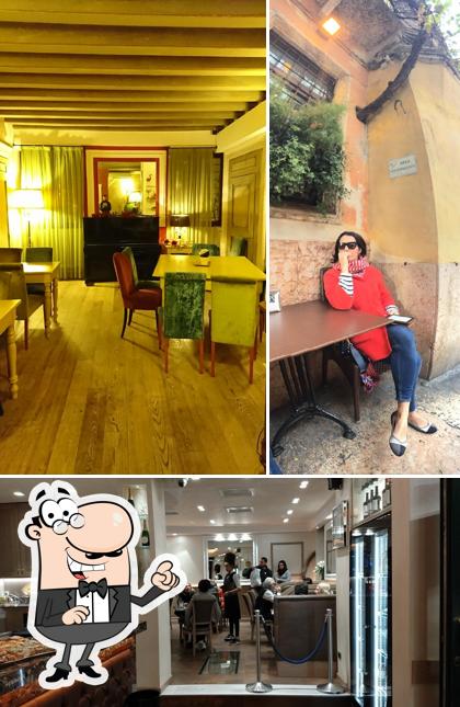 Gli interni di Caffè Rialto