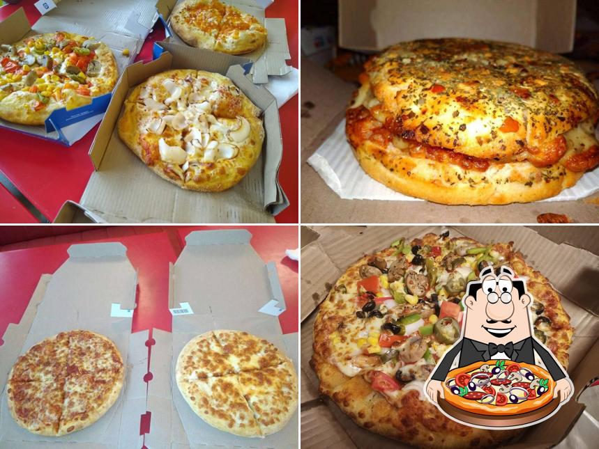 Order different kinds of pizza