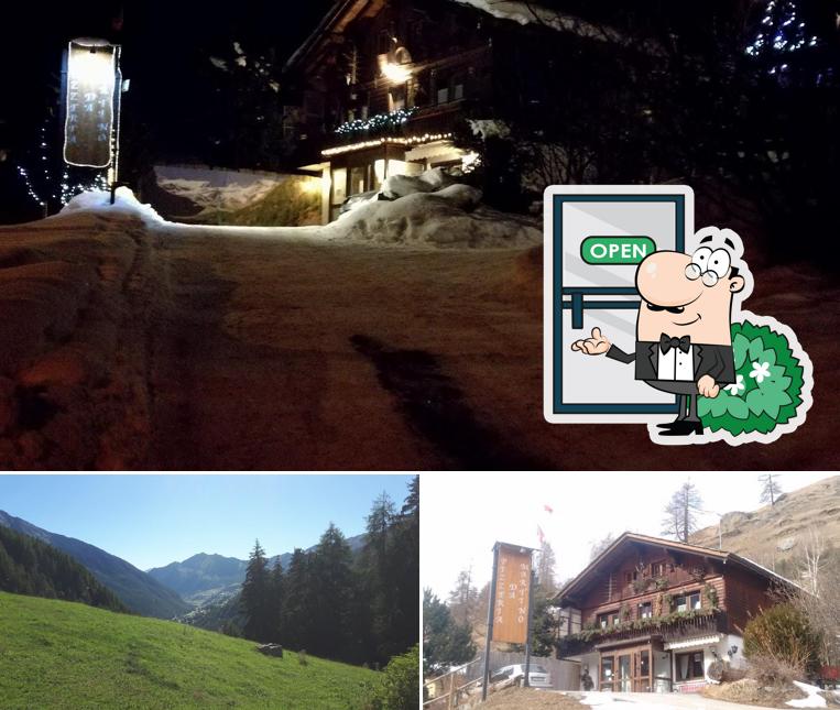 Curiosa tra la parte esterna di Pizzeria Da Martino