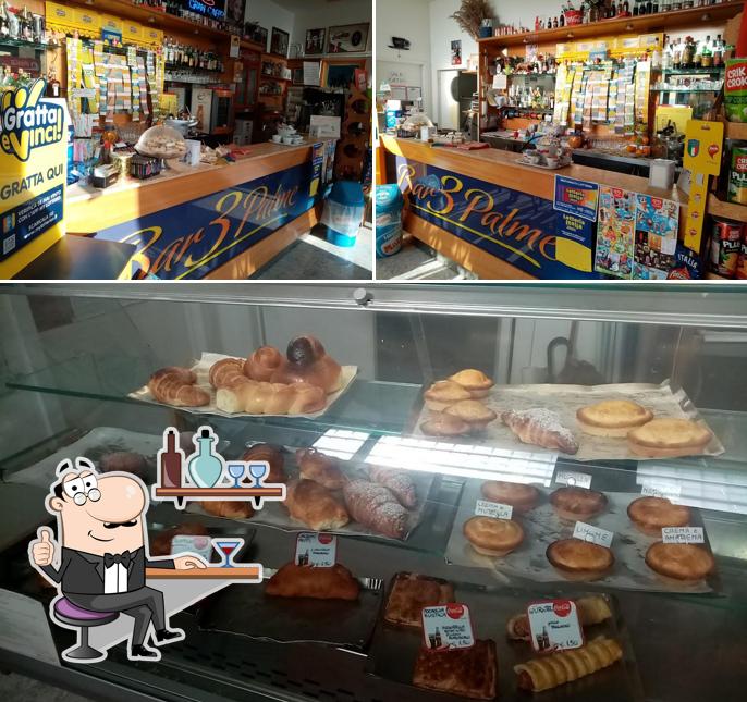 Gli interni di Bar 3 Palme