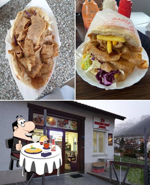Ordina un hamburger a 21 Snackbar & kebap