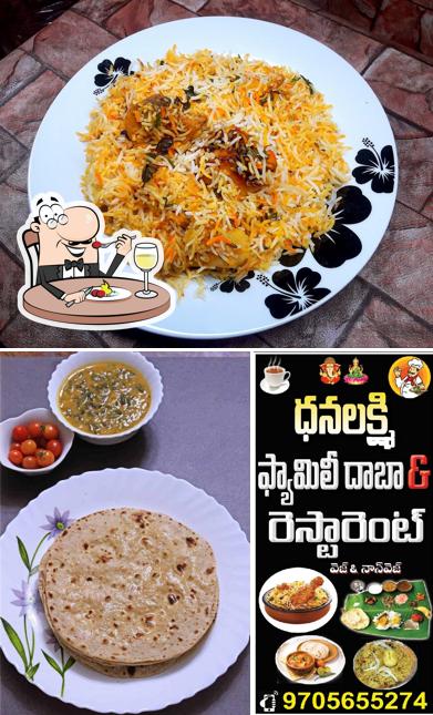 Food at Dhanalaxmi family dhaba