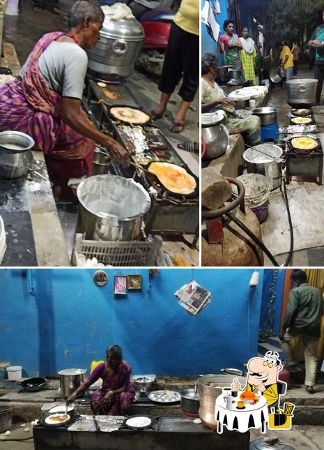 This is the image depicting food and exterior at Egg Dosa