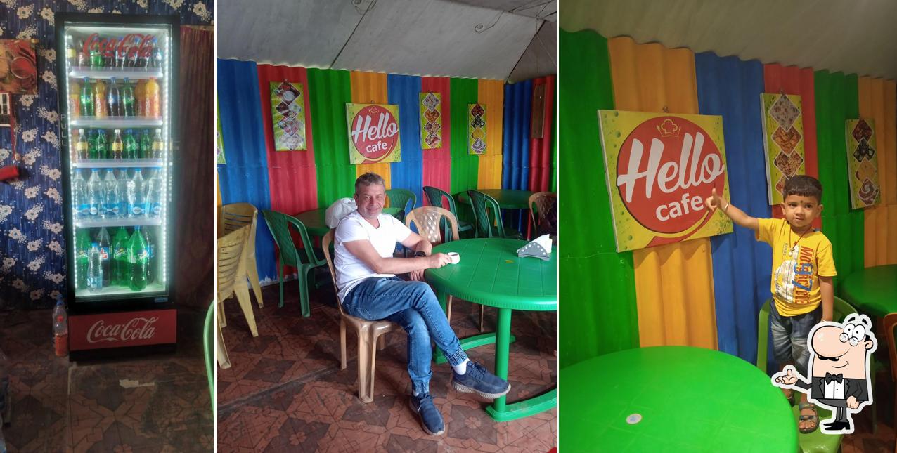 The interior of HELLO CAFE FAMILY RESTAURANT