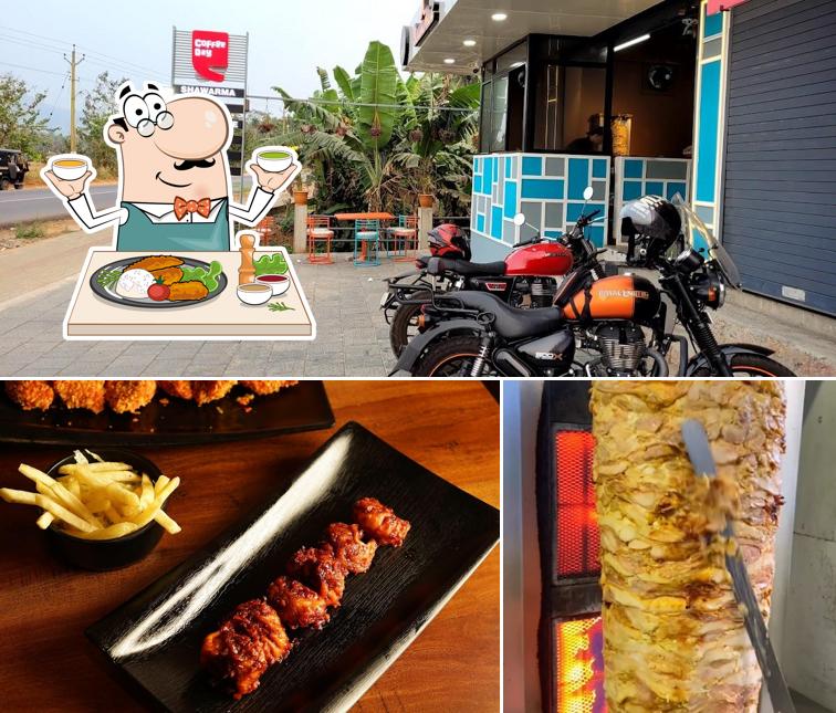 Check out the image displaying food and exterior at Jc shawarbica