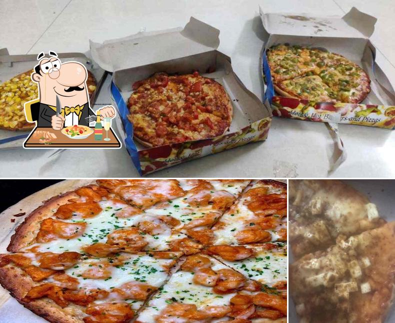 Food at New Neapolitan Pizza