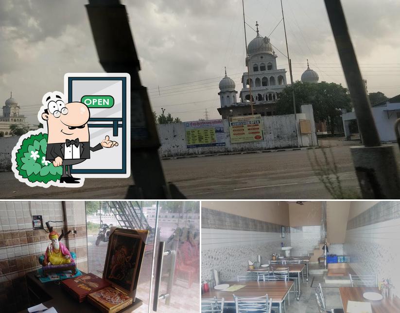 Among various things one can find exterior and interior at New Pizza Point
