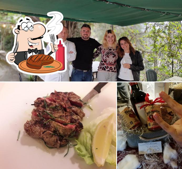 Prenditi i un pasto a base di carne a Ristorante Il Marrucheto