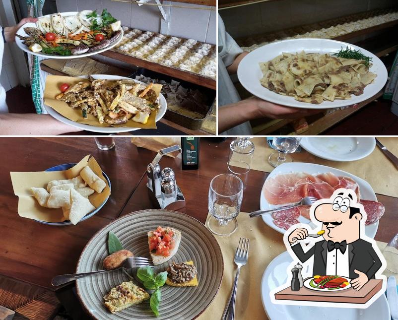 Cibo al Trattoria Da Luciano Camaiore