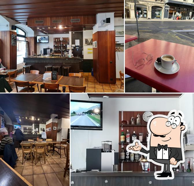 Gli interni di Café Vaudois